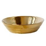 Max 1 Pc Exquisite Stylish Gold-plated Ceramic Tableware Dish Plate 17.5x4.5cm