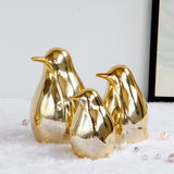 Nordic Style Ceramic Penguin Figurine Desktop Decor Home Office Ornament S