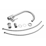 Max 304 Staninless Steel Mixer Tap Kitchen Sink Faucet Sprayer Tap Single Hole