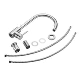 Max 304 Staninless Steel Mixer Tap Kitchen Sink Faucet Sprayer Tap Single Hole