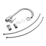 Max 304 Staninless Steel Mixer Tap Kitchen Sink Faucet Sprayer Tap Single Hole