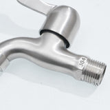Max Washing Machine Faucet Cold Water Laundry Wall Tap Stainless Single Handle