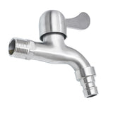 Max Washing Machine Faucet Cold Water Laundry Wall Tap Stainless Single Handle
