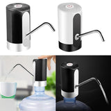 Max Household Electric Automatic Water Bottle Pump Dispenser Rechargeable Black