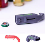 Max Cap Beer Bottle Opener Flying Cap Launcher Bar Tool Beer Opener Gift Black