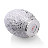 Max Creative Automatic Toothpick Dispenser Holder Container Silver Embossment