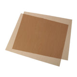 Maxbell 2Pcs 33x40cm Heat Resistant Non-Stick Oven Liners Fiberglass Mat Brown - Aladdin Shoppers