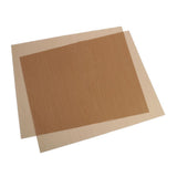 Maxbell 2Pcs 33x40cm Heat Resistant Non-Stick Oven Liners Fiberglass Mat Brown - Aladdin Shoppers