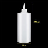 Maxbell Plastic Squeeze Bottle Squirt for Sauce Ketchup Mustard Mayonnaise Vinegar
