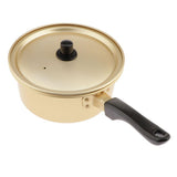 Maxbell  Aluminum Korean Instant Noodle Cooking Ramen Soup Pot Stockpot with Lid 16cm