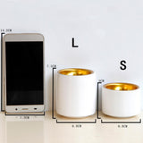 Incense Burner White/Black Censer Home Decor Desktop Ornament White S