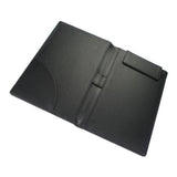 Maxbell PU Leather Menus Resume Portfolio Contract Folder Pad A4/A6 Black 23x31cm - Aladdin Shoppers