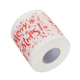 Max Merry Christmas Printed Paper Tissue Roll Home Holiday Decor Novelty Gifts