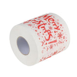 Max Merry Christmas Printed Paper Tissue Roll Home Holiday Decor Novelty Gifts