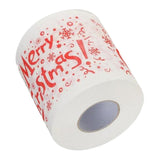Max Merry Christmas Printed Paper Tissue Roll Home Holiday Decor Novelty Gifts