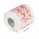 Max Merry Christmas Printed Paper Tissue Roll Home Holiday Decor Novelty Gifts