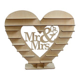 Maxbell Heart-shaped Candy Chocolate Display Stand Wedding Banquet Table Centerpiece