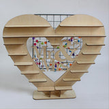 Maxbell Heart-shaped Candy Chocolate Display Stand Wedding Banquet Table Centerpiece