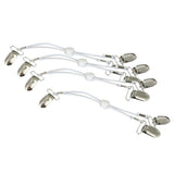 Maxbell 4pcs Adjustable Bed Mattress Sheet Gripper Clip Holder Straps Fastener White - Aladdin Shoppers
