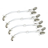 Maxbell 4pcs Adjustable Bed Mattress Sheet Gripper Clip Holder Straps Fastener White - Aladdin Shoppers