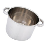 Max Stockpot Saucepan w/ Handles Non-Stick Kitchen Cookware Soup Pot 15.3x21.8cm