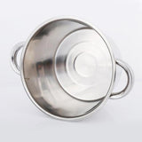 Max Stockpot Saucepan w/ Handles Non-Stick Kitchen Cookware Soup Pot 15.3x21.8cm