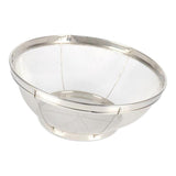 Max Stainless Steel Kitchen Strainer Fine Mesh Fruit Vegetable Basket 18.5x8cm