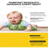 Max Ultrasonic Mosquito Cockroach Killer Repeller Indoor Outdoor EU Plug White