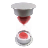 Max 25Minutes Sand Timer Kitchen Yoga Clock Hourglass Home Decor Kids Toy Red