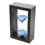 Max 25 Minutes Sand Timer Clock Yoga Kitchen Hourglass Sandglass Home Decor Blue