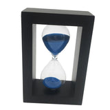 Max 25 Minutes Sand Timer Clock Yoga Kitchen Hourglass Sandglass Home Decor Blue