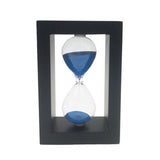 Max 1Minute Sand Timer Yoga Clock Sandglass Hourglass Home Decor Gift Blue&Black
