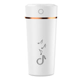 Maxbell Air Humidifier Home Office Car Outdoor 200ml LED Light White/Pink/Blue White - Aladdin Shoppers