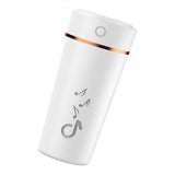 Maxbell Air Humidifier Home Office Car Outdoor 200ml LED Light White/Pink/Blue White - Aladdin Shoppers