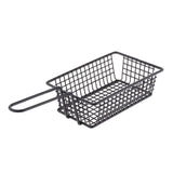 Maxbell Black Food Basket For Chip Fries & Burger Serving Basket Fruit Bowl D - Aladdin Shoppers