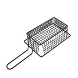 Maxbell Black Food Basket For Chip Fries & Burger Serving Basket Fruit Bowl D - Aladdin Shoppers