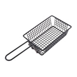 Maxbell Black Food Basket For Chip Fries & Burger Serving Basket Fruit Bowl D - Aladdin Shoppers