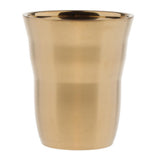 Max Double Wall Wine Cup Beer Mug Hot/Cold Beverage 260ml Gold
