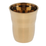 Max Double Wall Wine Cup Beer Mug Hot/Cold Beverage 260ml Gold