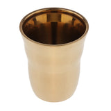 Max Double Wall Wine Cup Beer Mug Hot/Cold Beverage 260ml Gold
