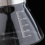 Maxbell Pour Over Coffee Maker Brewer Pot Carafe and Aluminum Filter Set 4 Cups 17oz