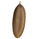 Maxbell Pineapple Leaf Shape Wooden Dessert Serving Tray Fruit Dessert Leaf_S - Aladdin Shoppers