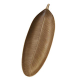 Maxbell Pineapple Leaf Shape Wooden Dessert Serving Tray Fruit Dessert Leaf_S - Aladdin Shoppers