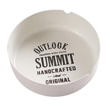 Maxbell Iron Cigarette Ashtray Smoker Cigar Ash Container Bar Supplies White 12cm - Aladdin Shoppers