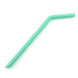 Max Reusable Collapsible Food Grade Silicone Straw Easy to Clean Elbow Green