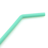 Max Reusable Collapsible Food Grade Silicone Straw Easy to Clean Elbow Green