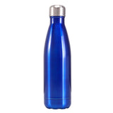 Maxbell 500ML Double-Walled Insulated Bottle Stainless Sports Travel Drinking Water Light Ocean Blue
