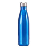 Maxbell 500ML Double-Walled Insulated Bottle Stainless Sports Travel Drinking Water Light Transparent Blue