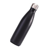 Maxbell 500ML Double-Walled Insulated Bottle Stainless Sports Travel Drinking Water Matt Black