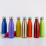 Maxbell 500ML Double-Walled Insulated Bottle Stainless Sports Travel Drinking Water Matt Black
